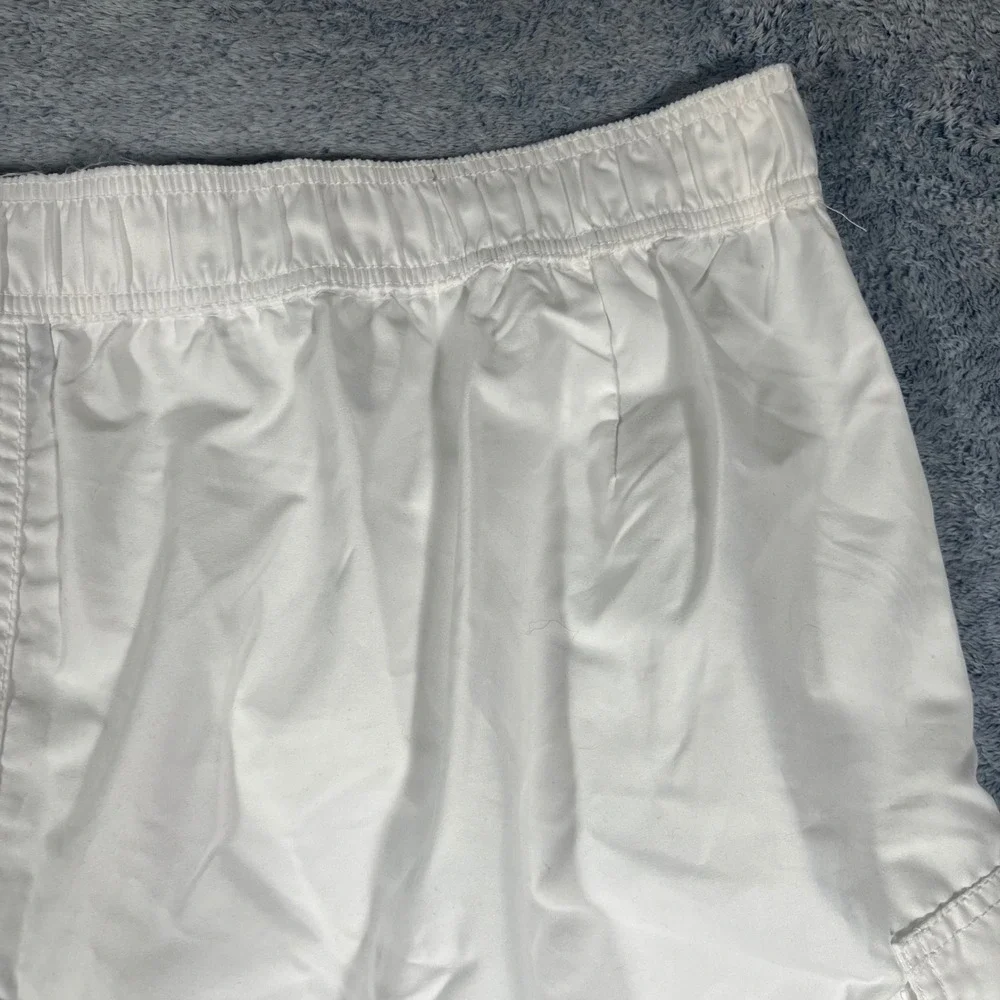 Kanu Surf Mens Marina Board‎ Shorts NEW White 3X Plus Size Swim Trunks UPF 50+